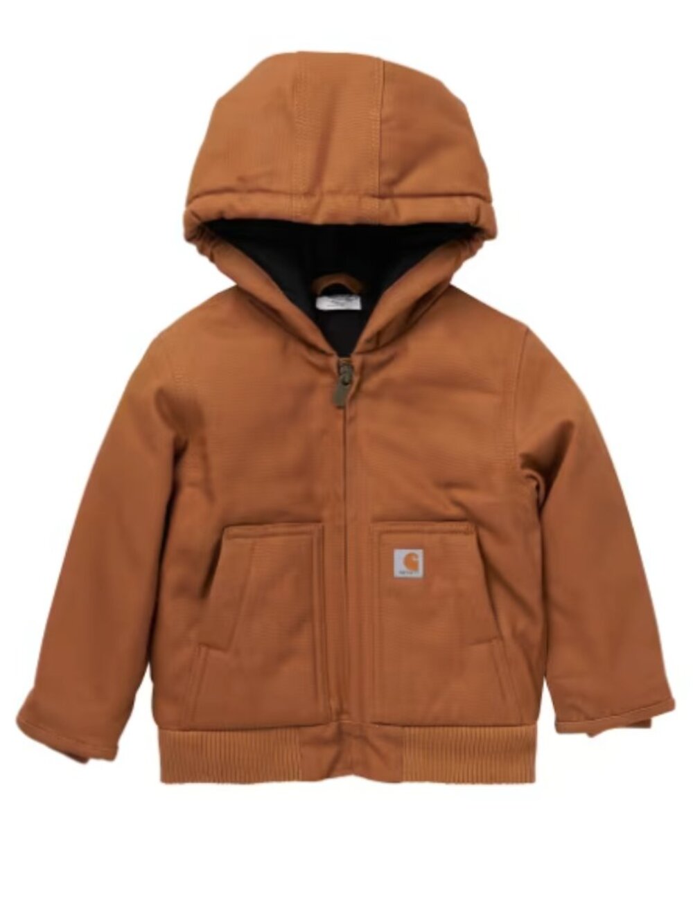 EUC Carhartt Canvas Insulated Hooded Jacket 6 months